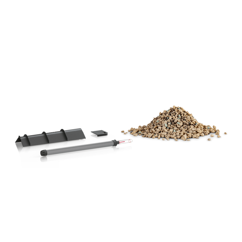 Lechuza Ersatzteil Bewässerungs-Set für CUBICO 50 (Inhalt für 1 Gefäss), schwarz